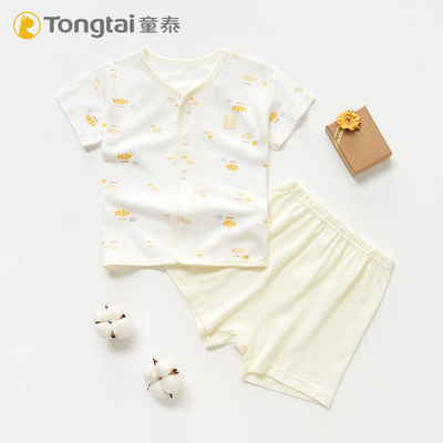 童泰纯棉宝宝短袖短裤套装1-6岁