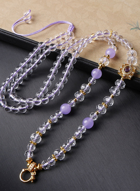 泰国佛牌链子水晶项链绳万能扣