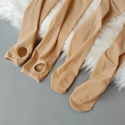 钢丝面膜春秋防勾丝夏天短袜防滑薄款耐磨耐穿肉色点胶脚底丝袜