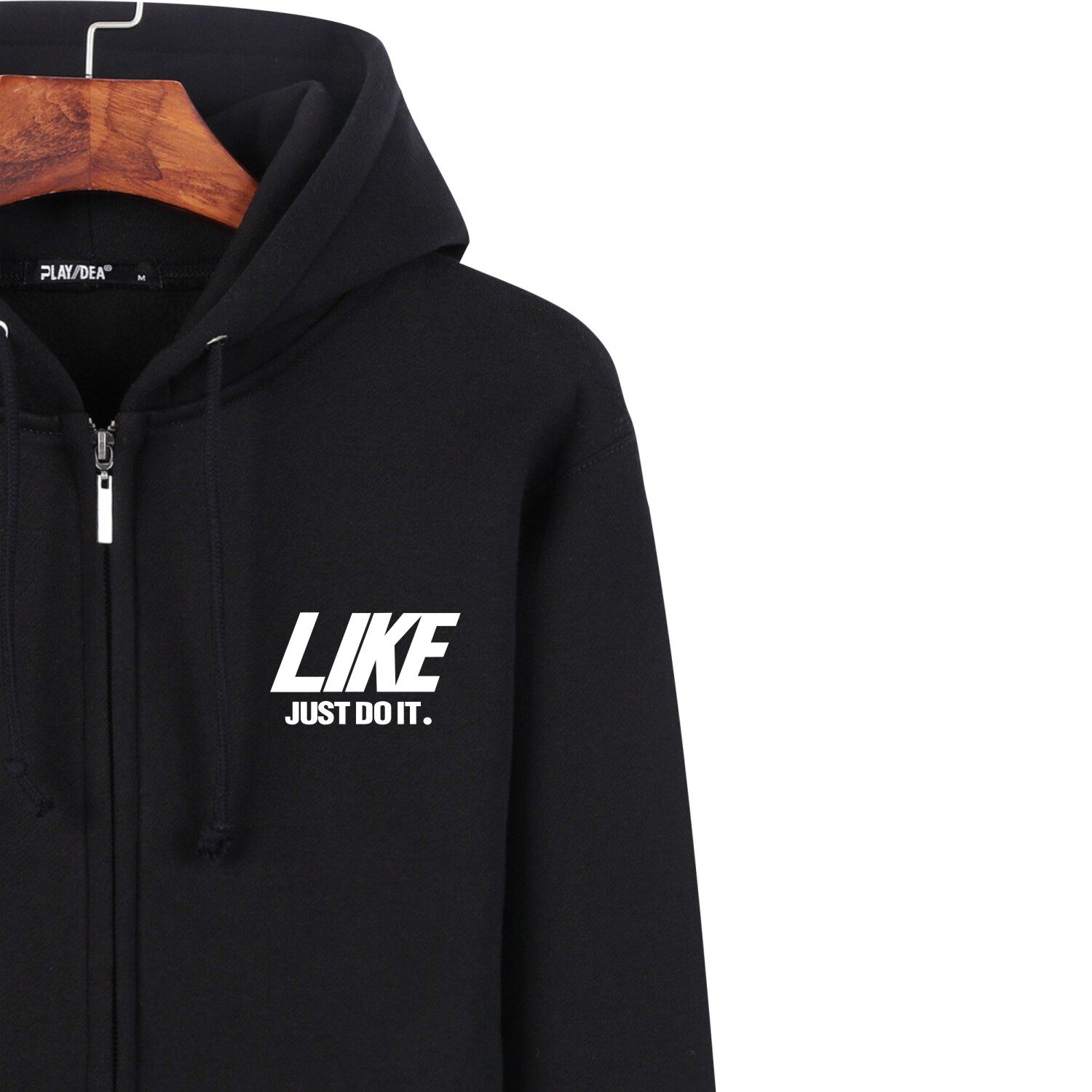 男女情侣拉链开衫卫衣连帽