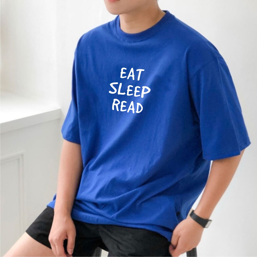 吃睡看书玩乐短袖学生文艺T恤ins