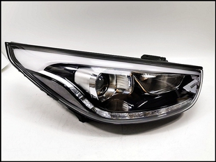 现代IX35大灯总成原厂拆车配件二手低配升级高配老款改新款转接线