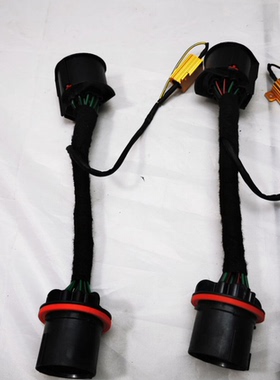 路虎发现4神行者2捷豹XFXJ低配升级老改新款大灯无损转接线束揽胜