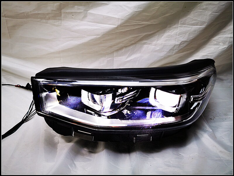 17款长安cs55led汽车大灯总成日间行车原厂拆车配件低升高配二手