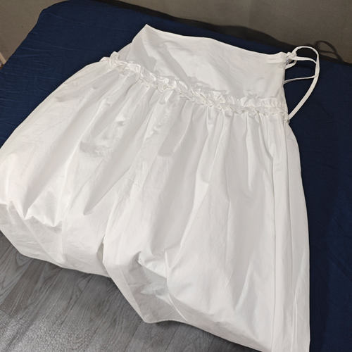 半身长裙蓬蓬裙女白色减龄