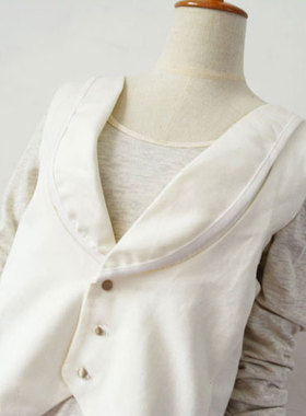 日单 假两件套马甲配长袖T恤 女中性 Z050501三件包邮