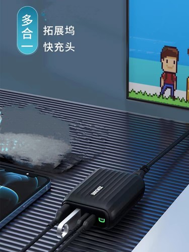 征拓SuperHub48W充电器PD快充头氮化镓投屏底座HDMI拓展坞转换器4K60Hz