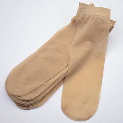 宝娜斯10双装12D包芯丝短袜