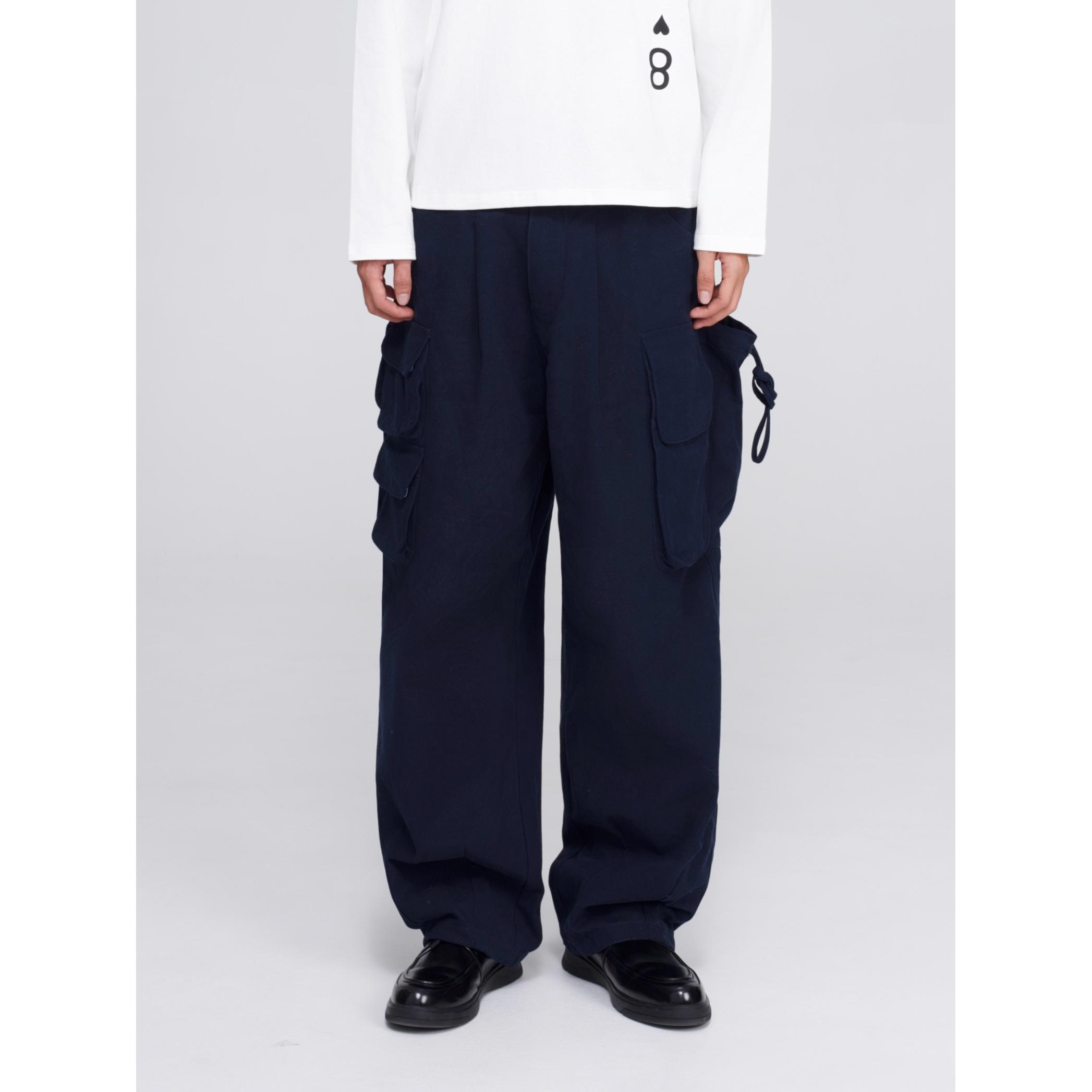 潮奢女士黑色长裤SPS24TR