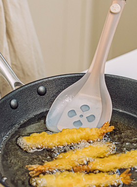 树可月桂钢芯硅胶锅铲家用不锈钢食品级耐高温防烫把手炒菜套装