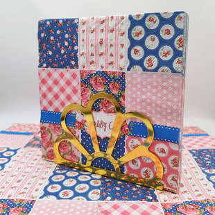 Shabby chic风彩色印花餐巾纸九个花色拼接图案酒店派对装饰纸巾