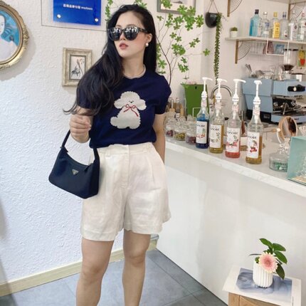 【不好穿打我】夏韩版宽松亚麻短裤直筒修身瑜伽高腰显瘦健身裤
