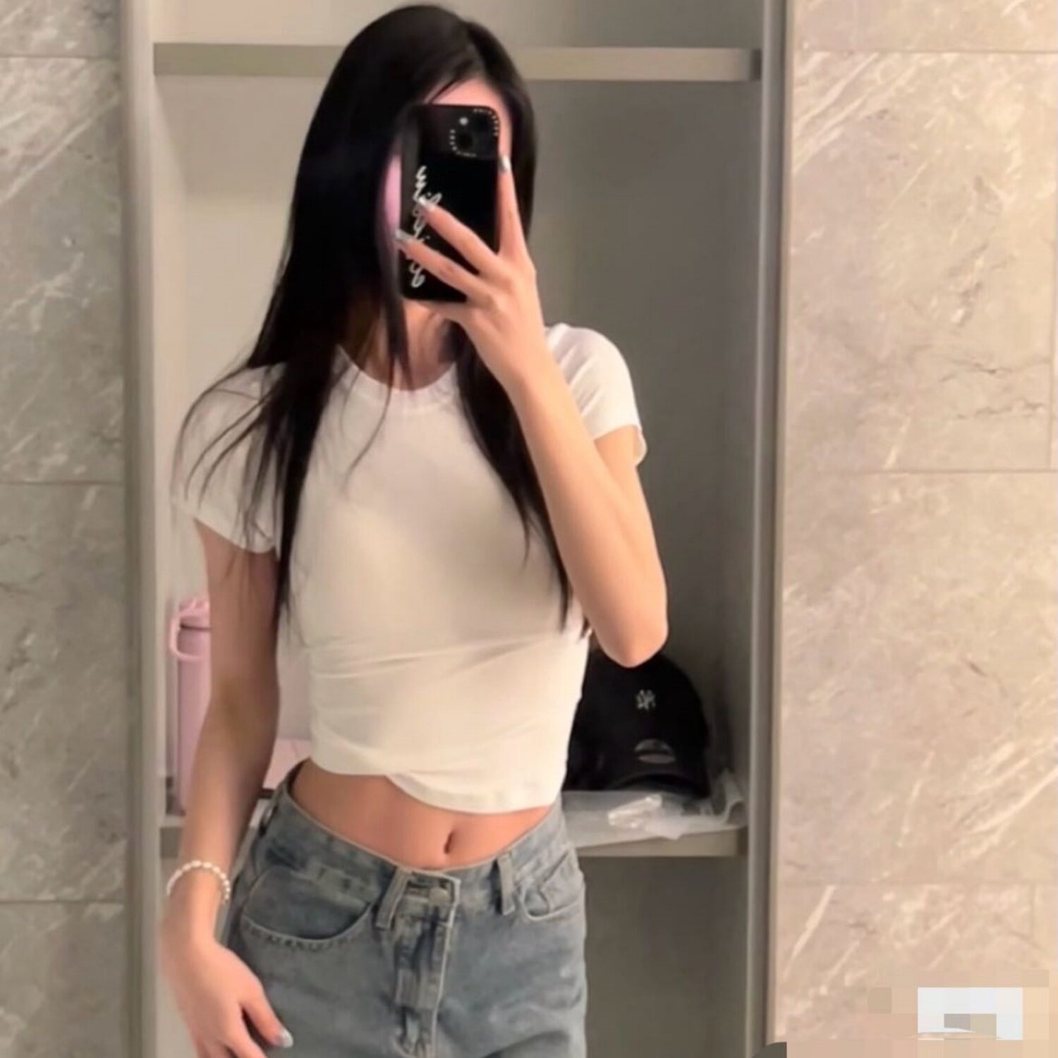 2025新款女士冰爽糯感天丝高弹塑身修身显瘦时髦包肩短款T恤