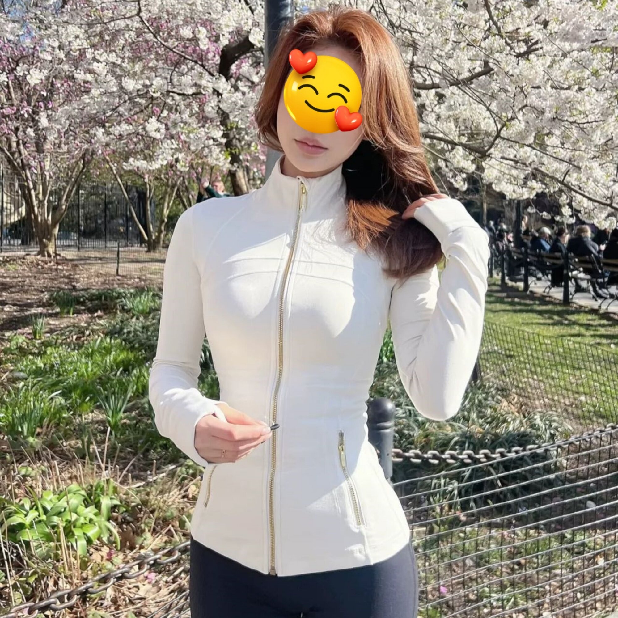 明星同款DF立领显瘦瑜伽外套女