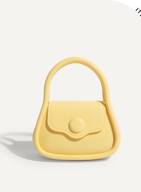 ITSOUMEI网红迷你小包包女2025新款夏天链条果冻包手提软欧包斜挎