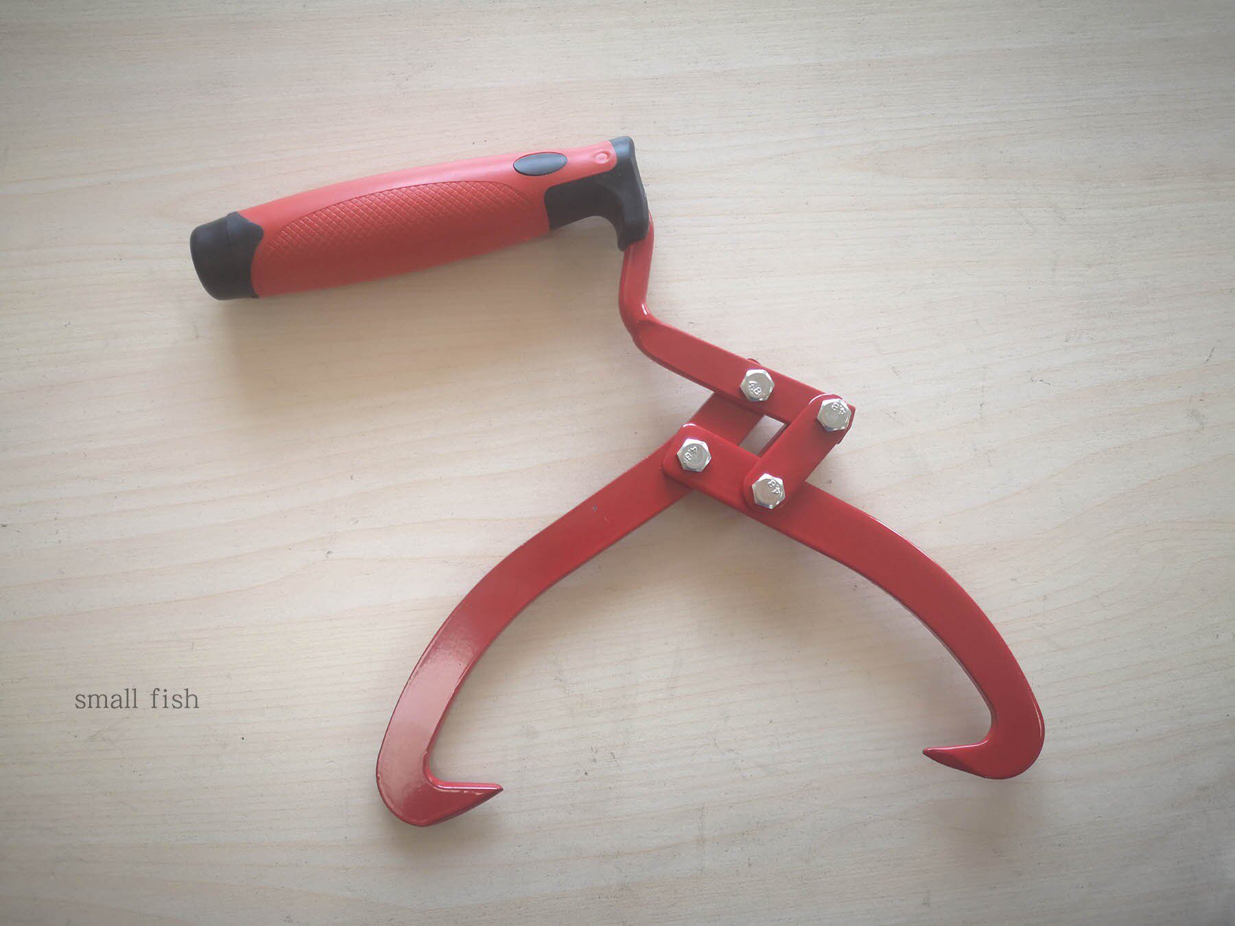 德式小抓钩 伐木施工工具 2K手柄提手勾 抓钩 勾木头钩子