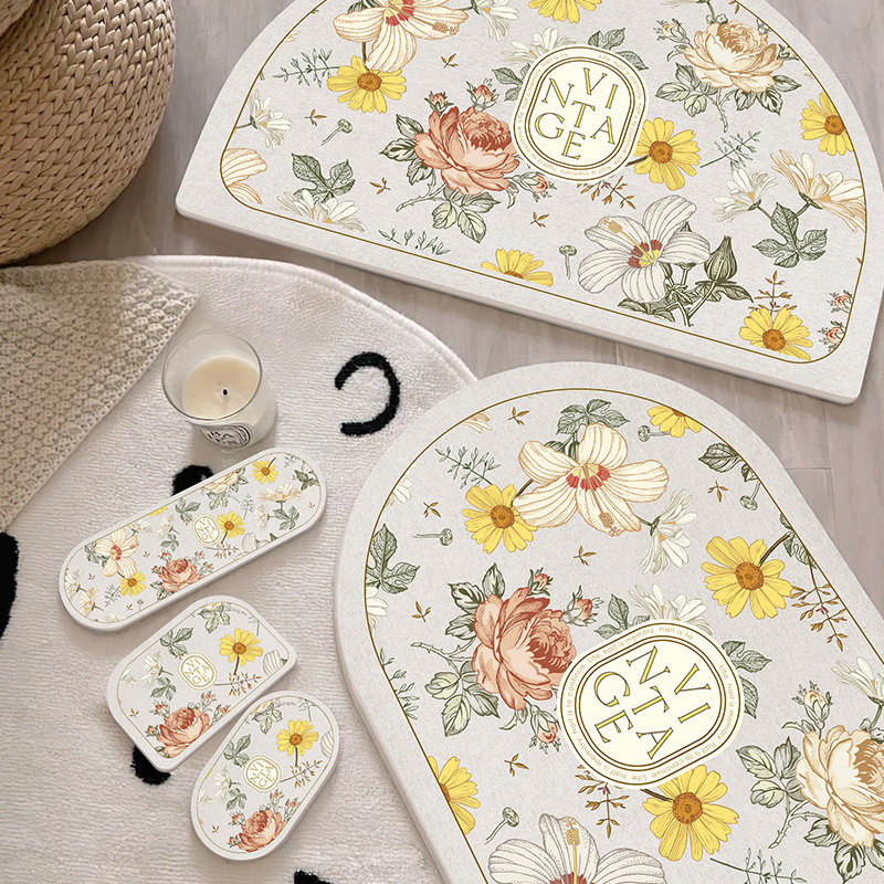 硬硅藻泥卫生间防滑垫浴室吸水地垫洗手厕所门口速干脚垫门垫ma,居家布艺,家用脚垫,淘宝优惠券,粉丝福利购,淘宝优惠卷