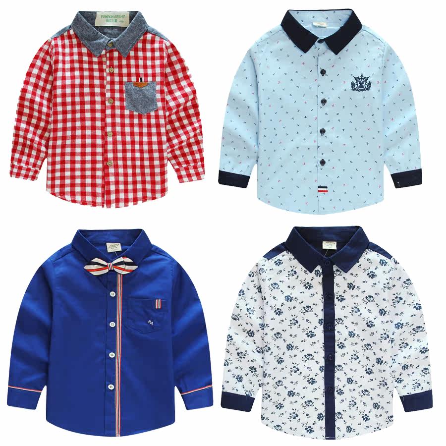 Chemise garcon à manche longue - Ref 2073714 Image 1