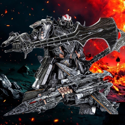 原威将再版飞机威战损放大版MW001电影威V震天金刚机器人手办