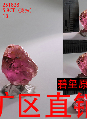 天然碧玺原石矿标摆件原矿 -251828