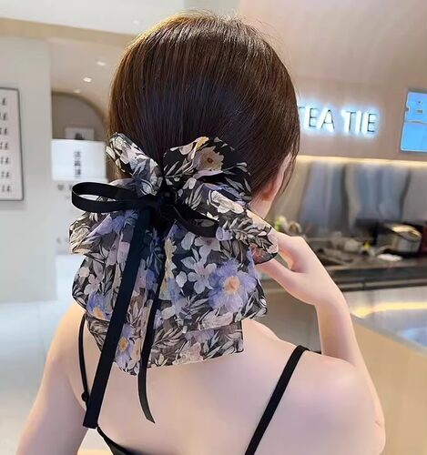 无抓夹塑料气质时尚碎花