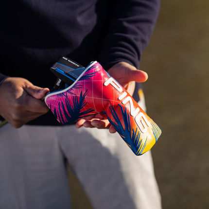 PING高尔夫2025大师赛限量夏威夷电燃落日系列1号木高尔夫推杆套