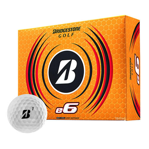 普利司通Bridgestone高尔夫球新款e6远距离二层高弹性比赛下场球