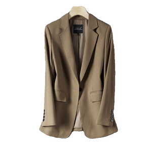 西装外套女春秋新款职业高级感西服修身气质套装设计感职场上衣