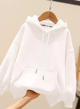 加绒加厚连帽卫衣女童上衣外套潮