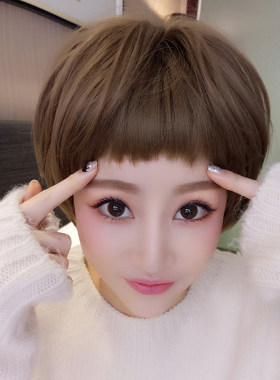 假发女短发bobo头韩国蓬松帅气