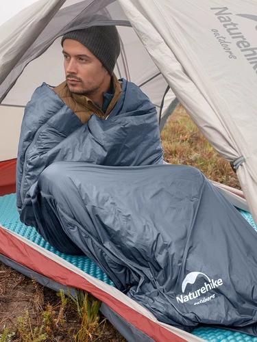 Дорожный маленький легкий тонкий портативный сверхлегкий летний спальный мешок для кемпинга для взрослых