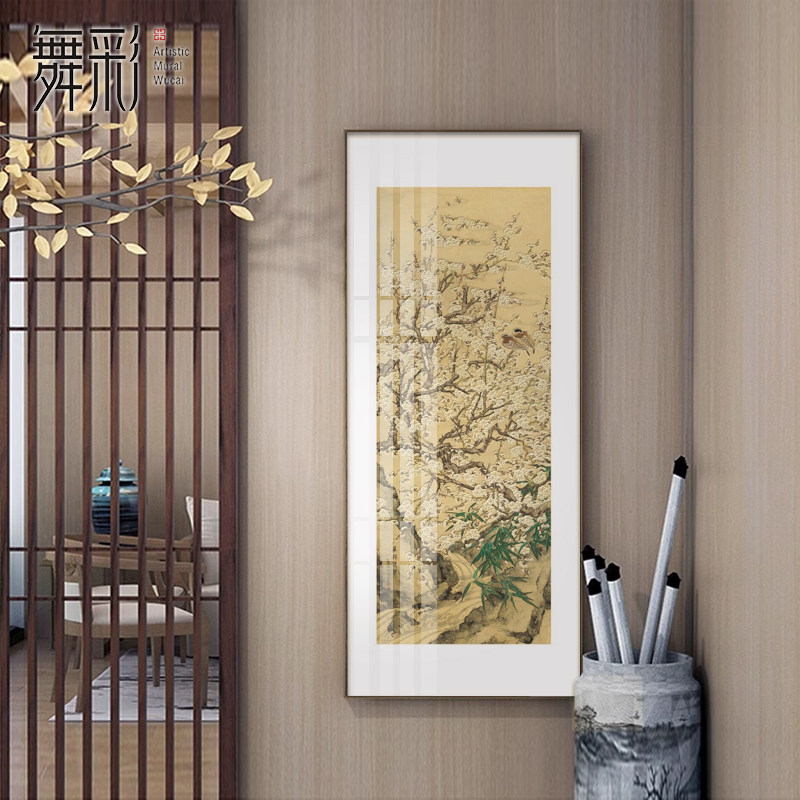 玄关装饰画大气新中式过道壁画