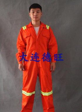 连体服连体服船厂反光条工作服