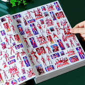 奥特曼贴纸儿童男孩奖励贴纸书幼儿园3到6岁宝宝粘贴画女孩玩具2