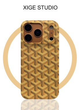 潮牌戈雅狗牙黄色菲林壳适用苹果17promax手机壳新款iPhone16promax/15promax/14promax/13promax防摔保护套