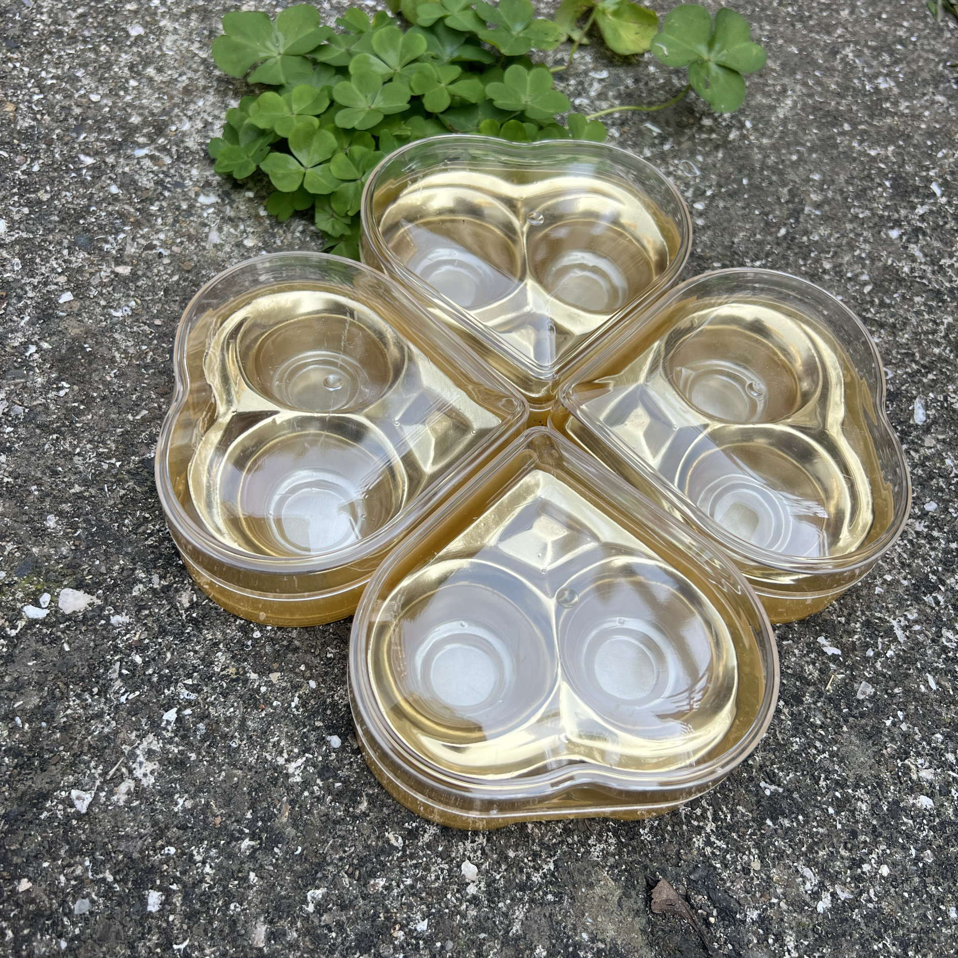 婚庆费列罗爱心分装巧克力盒心形2粒装礼盒满月出生结婚喜糖空盒