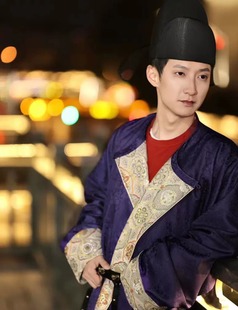 出租【流烟昔泠】关山月唐制圆领袍衫春秋季汉服男女非古装伴郎服