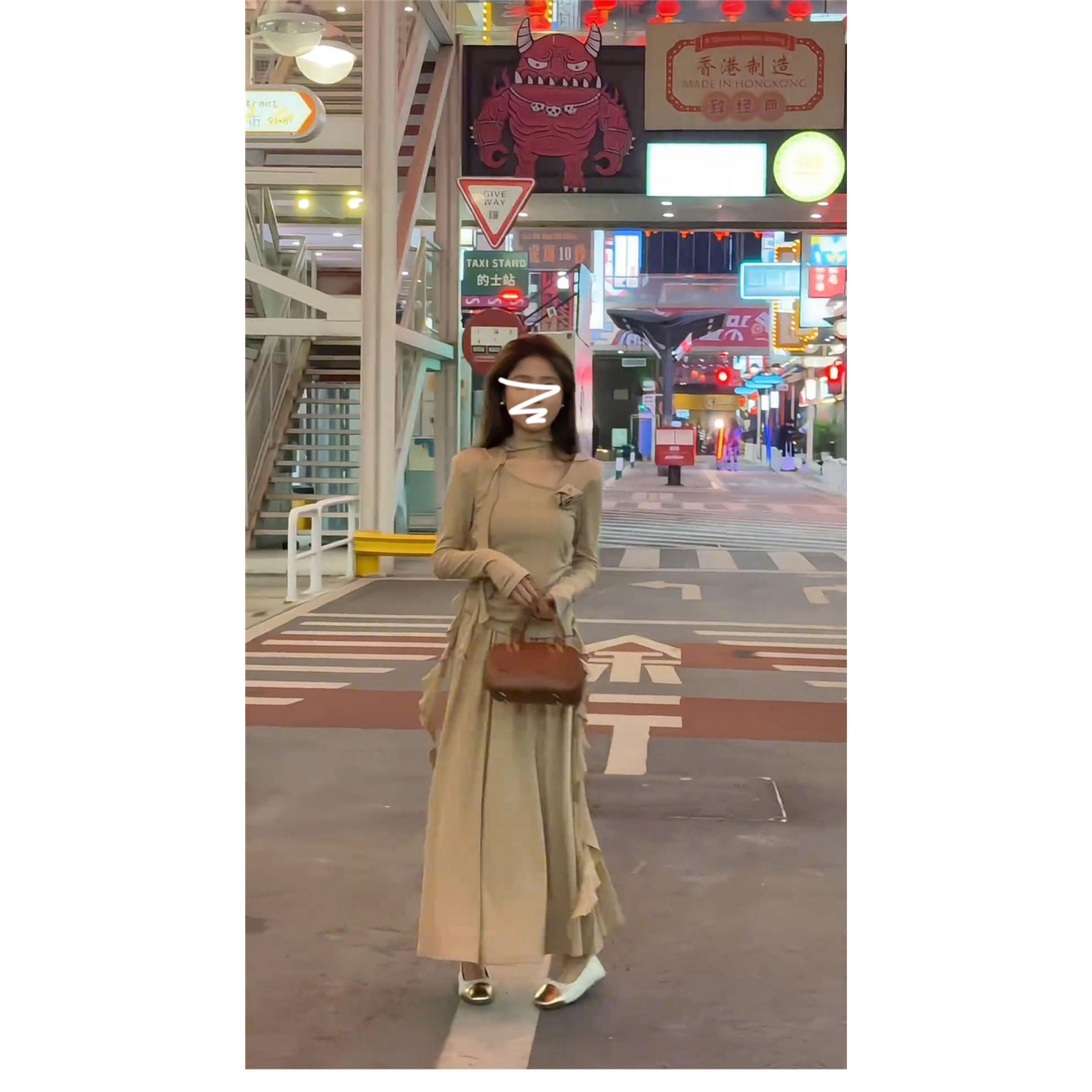 2026新款法式长袖连衣裙子女秋季穿搭一整套高级感小个子长裙套装图片