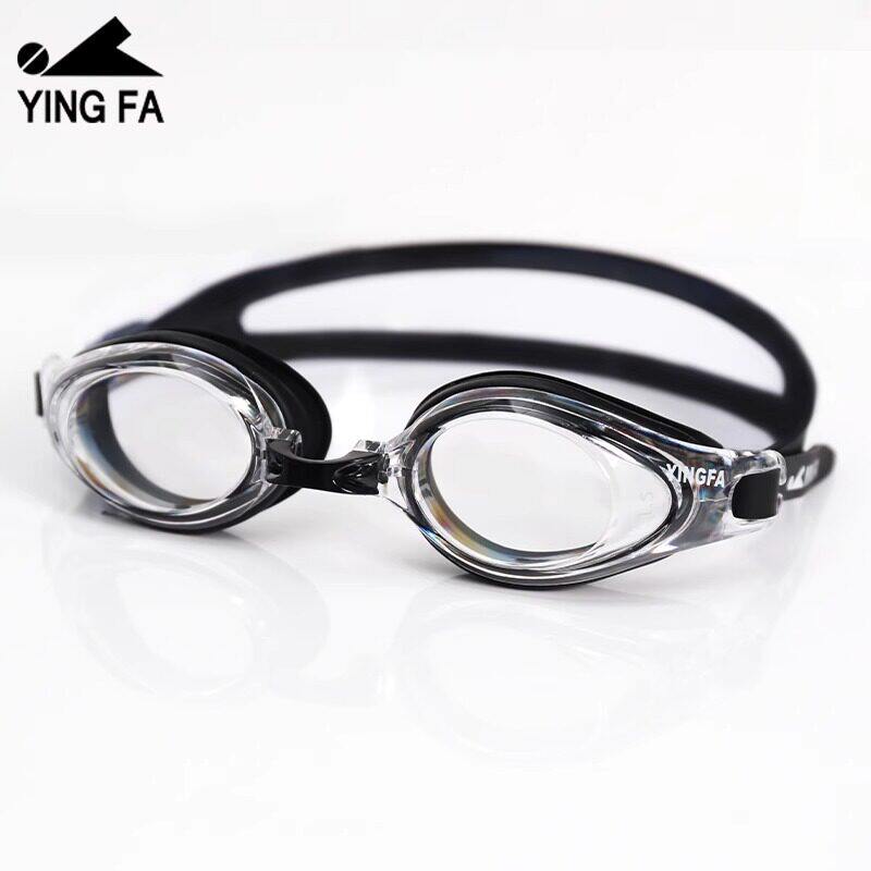 英发近视泳镜女防水防雾高清泳镜男款成人大框专业带度数游泳眼镜