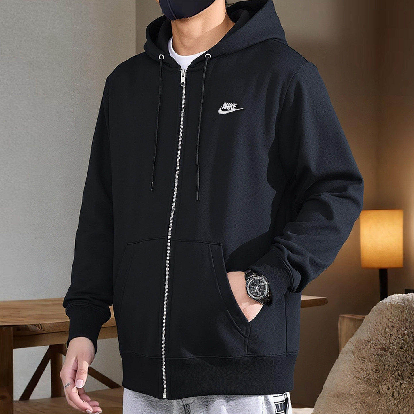 Nike耐克官方正品连帽外套男装跑步26春季新款休闲运动服针织夹克,运动服/休闲服装,运动茄克/外套,淘宝优惠券,粉丝福利购,淘宝优惠卷