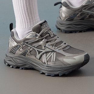 美津浓男鞋女鞋新款Racer Trail户外越野休闲复古跑步鞋D1GH2238