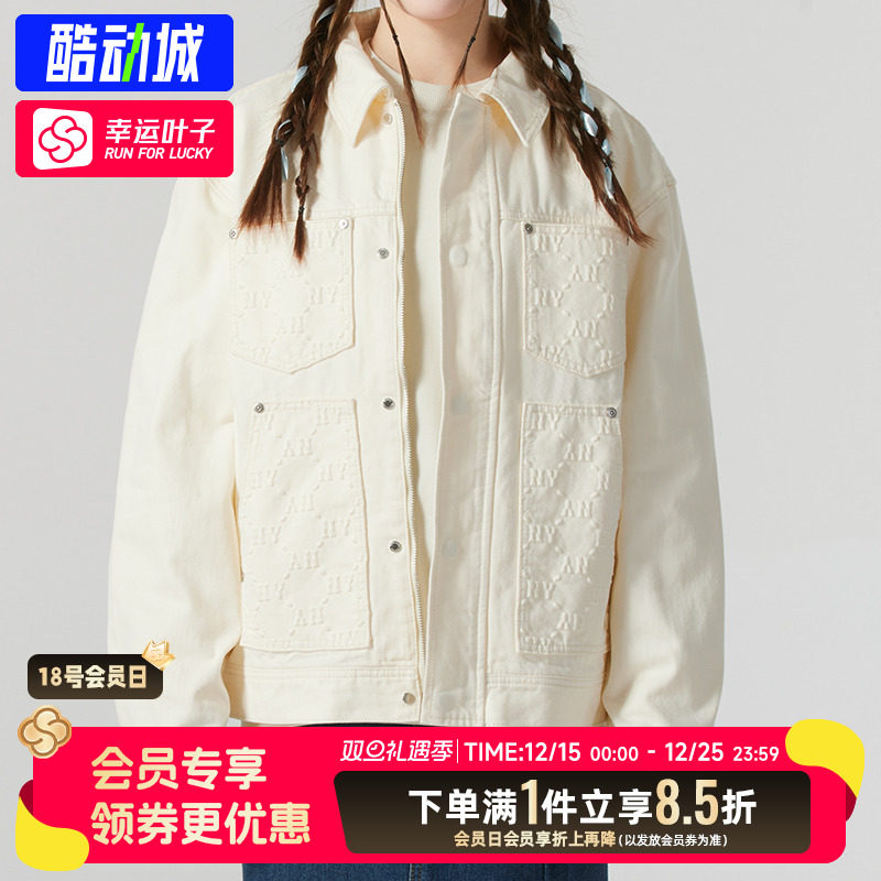 MLB官方男装女装2025冬季新款老花复古牛仔休闲夹克外套3ADKM0551