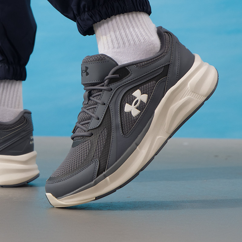 UA安德玛运动鞋男鞋女鞋2026春季新款网面透气厚底休闲鞋6010491