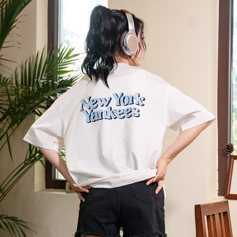 幸运叶子|MLB 男女同款学院风短袖2026夏季新款运动服美式宽松T恤图片