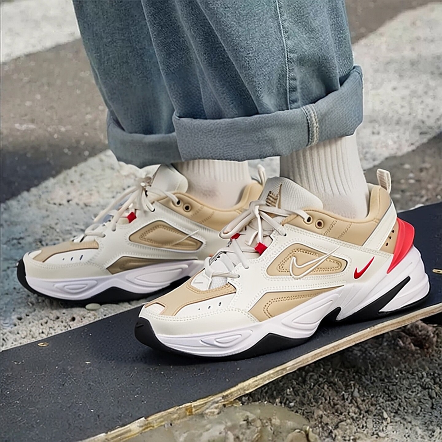 Nike耐克正品男鞋老爹鞋秋冬新款M2K时尚休闲鞋低帮复古运动鞋子