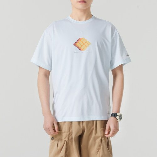 【购】哥伦比亚快干登山T恤男装夏季新款运动服宽松短袖AE9642