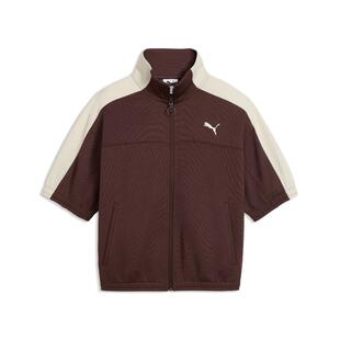 Sleeve巧克力棕色短袖 Short 新款 衬衫 2026夏季 彪马女官方正品