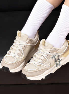 MLB休闲鞋男鞋女鞋冬季新款低帮运动鞋子网面拼接老爹鞋3ARNCRA4N