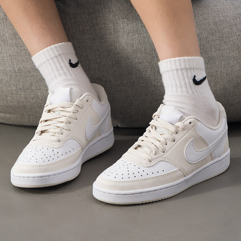 耐克NIKE女鞋冬季运动鞋COURT VISION LO潮流时尚低帮板鞋休闲鞋,运动鞋new,运动休闲鞋,淘宝优惠券,粉丝福利购,淘宝优惠卷