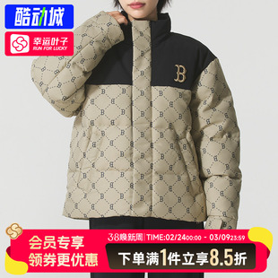 MLB官方男装女装2025冬季运动羽绒服户外保暖复古老花羽绒外套